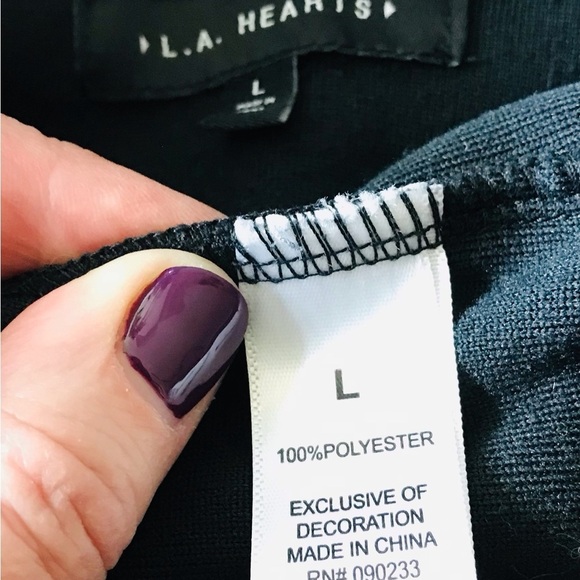 Pre-loved LA Hearts cropped fleece - Picture 4 of 5